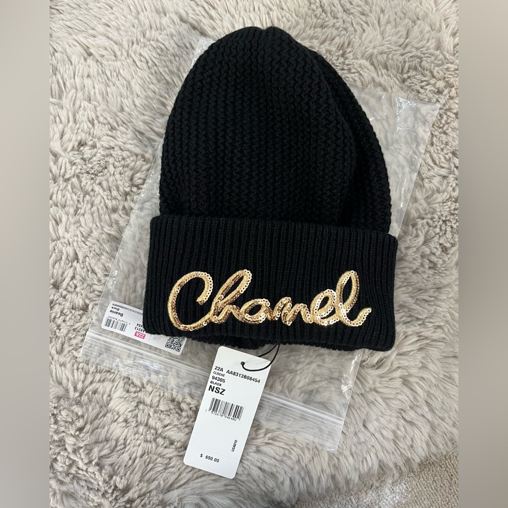 Authentic Chanel Beanie